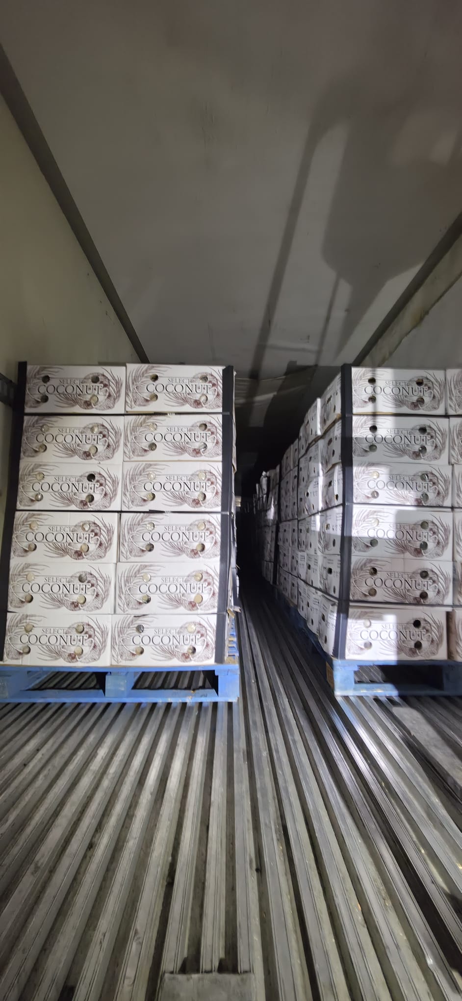 Fruit shipment ready for customers